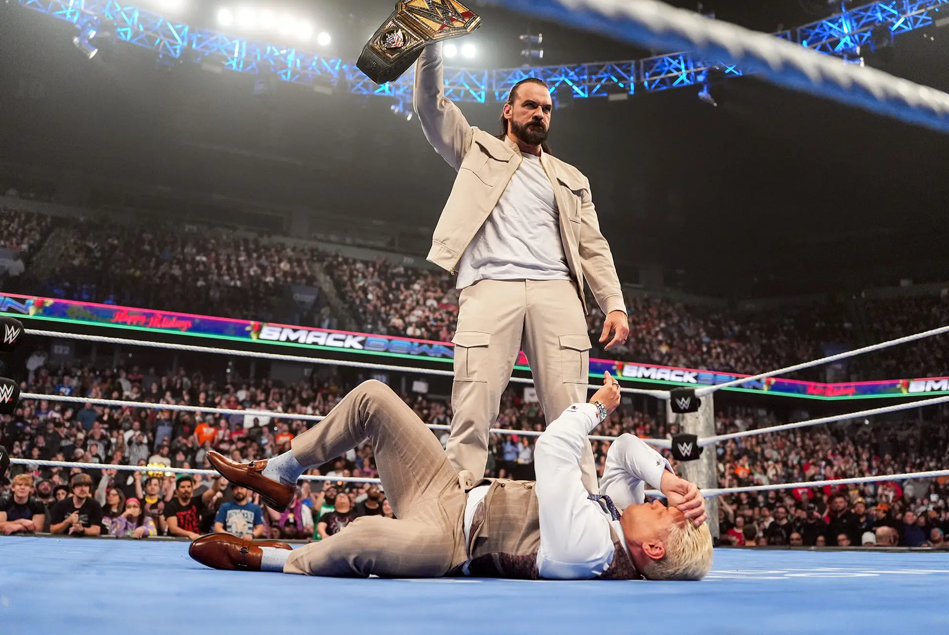 Drew McIntyre vs Cody Rhodes in 3 Stages of Hell, WWE/Getty Images