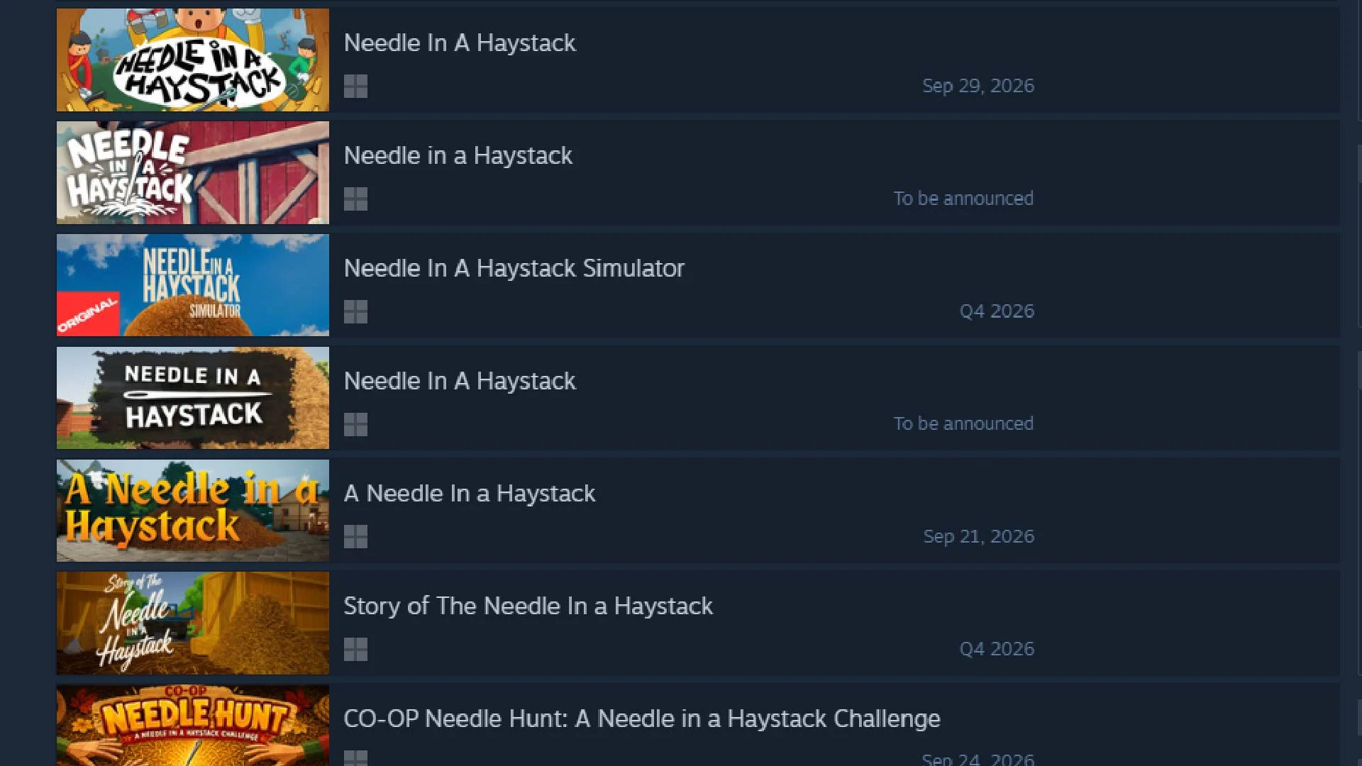 Ökningen av kopior på Steam gör det svårt att hitta originella spel, som att hitta en nål i en höstack